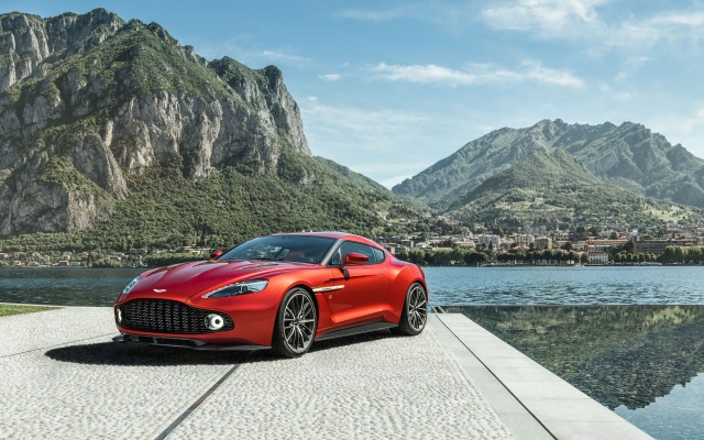Aston Martin Vanquish Zagato 2017. Desktop wallpaper