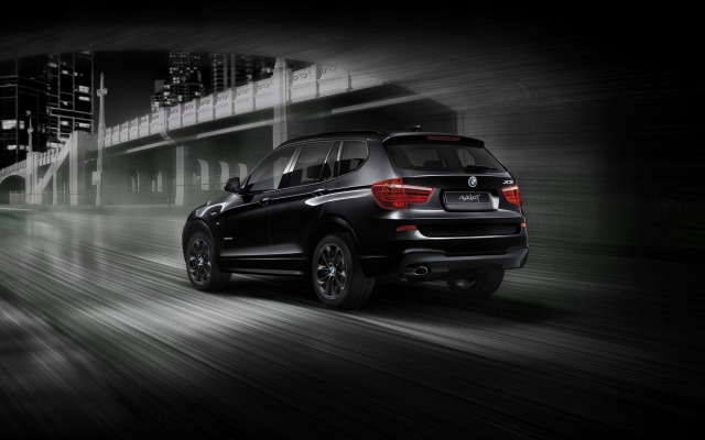 BMW X3 Blackout Edition 2016. Desktop wallpaper