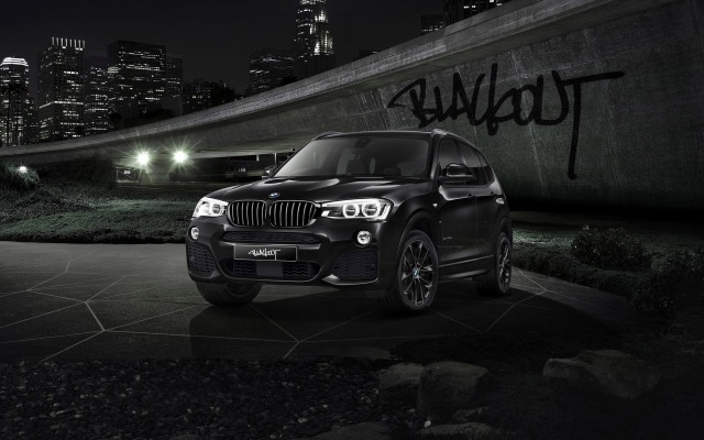 BMW X3 Blackout Edition 2016. Desktop wallpaper
