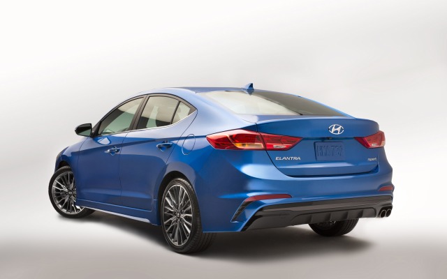 Hyundai Elantra Sport 2017. Desktop wallpaper