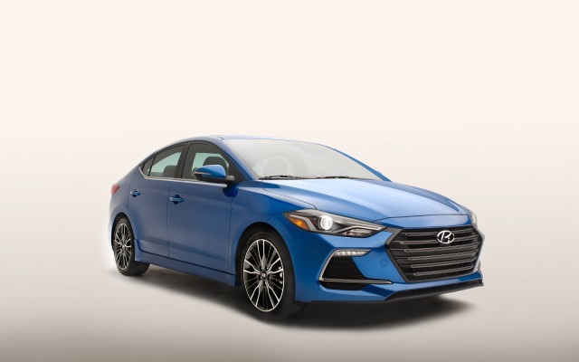 Hyundai Elantra Sport 2017. Desktop wallpaper