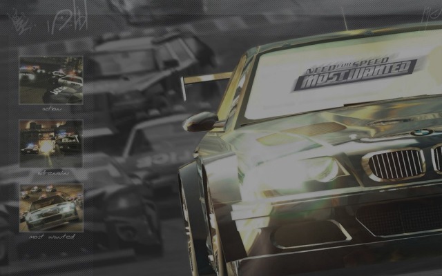 Need for Speed: Most Wanted. Desktop wallpaper