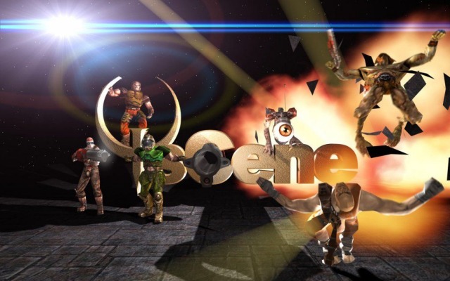 Quake 3 Arena. Desktop wallpaper