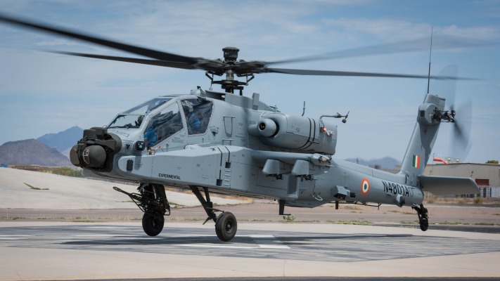 AH-64 Apache. Desktop wallpaper