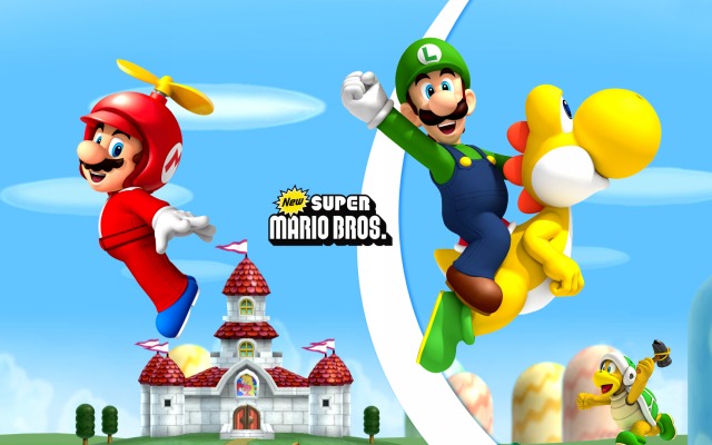 New Super Mario Bros. Wii. Desktop wallpaper