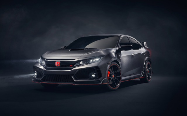 Honda Civic Type R 2017. Desktop wallpaper