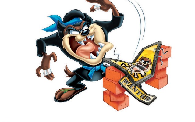Taz: Wanted. Desktop wallpaper