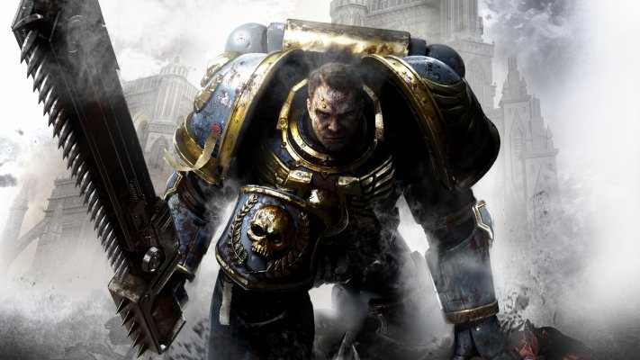 Warhammer 40,000: Space Marine. Desktop wallpaper