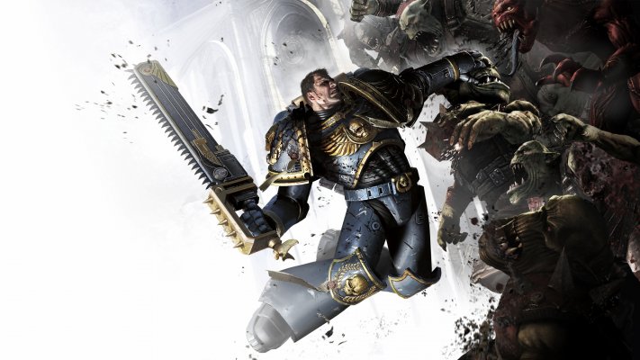 Warhammer 40,000: Space Marine. Desktop wallpaper