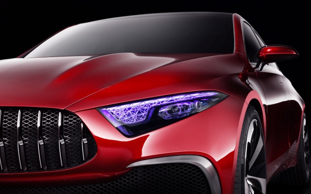 Mercedes-Benz A-Class Sedan Concept 2017. Desktop wallpaper