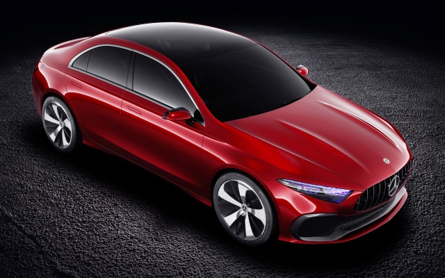 Mercedes-Benz A-Class Sedan Concept 2017. Desktop wallpaper