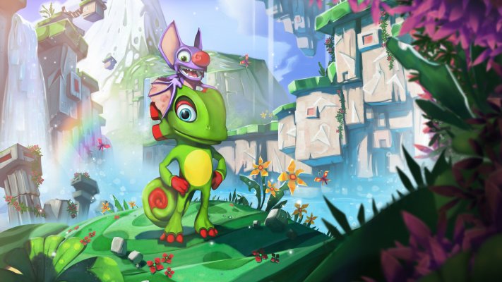 Yooka-Laylee. Desktop wallpaper