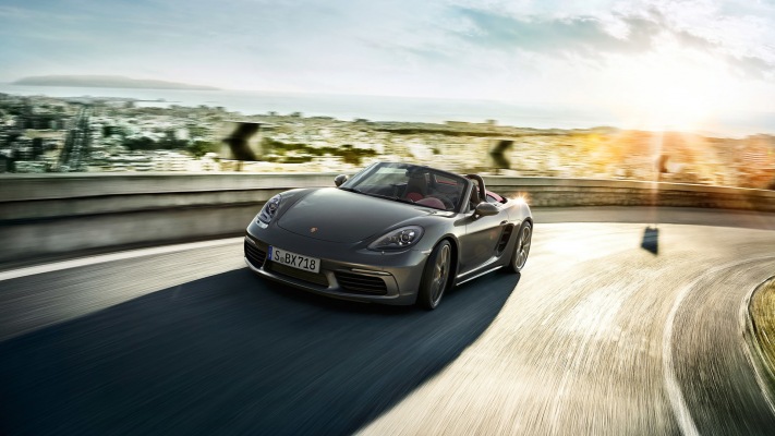 Porsche 718 Boxster 2017. Desktop wallpaper