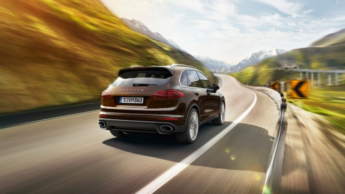 Porsche Cayenne 2017. Desktop wallpaper