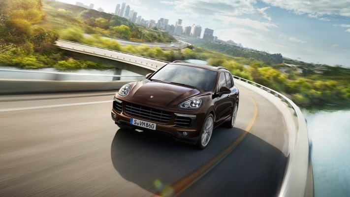 Porsche Cayenne 2017. Desktop wallpaper