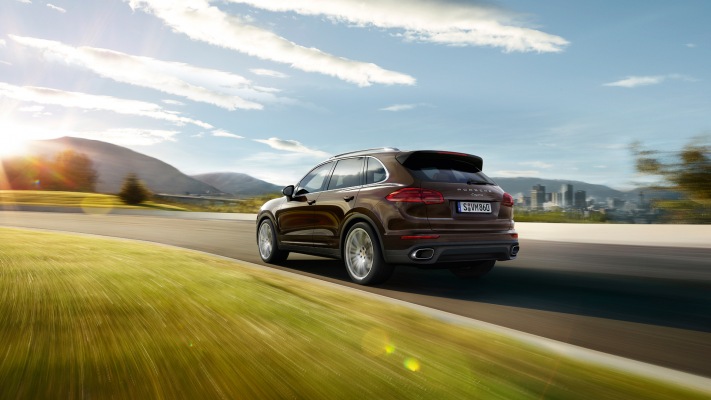 Porsche Cayenne 2017. Desktop wallpaper