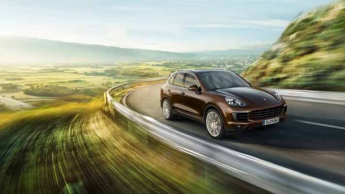 Porsche Cayenne 2017. Desktop wallpaper