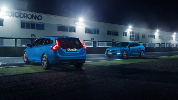 Volvo S60 2017. Desktop wallpaper