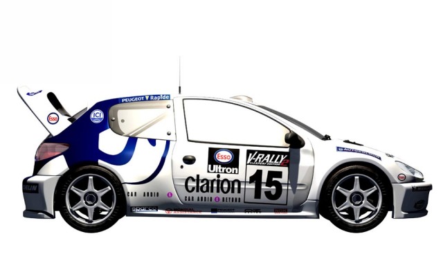 V-Rally 2. Desktop wallpaper