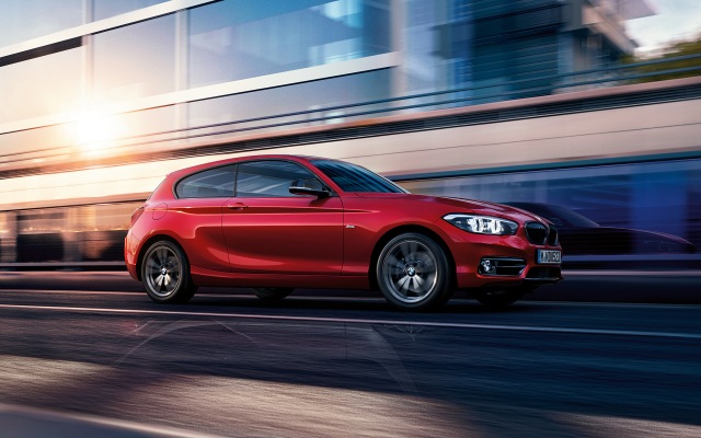 BMW 1 Series 3-door 2017. Desktop wallpaper