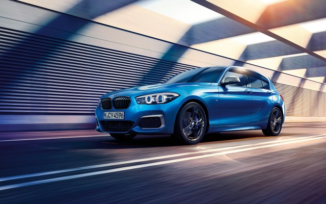 BMW M140i 5-door 2017. Desktop wallpaper