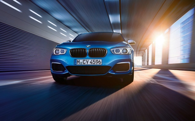 BMW M140i 5-door 2017. Desktop wallpaper