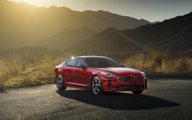 Kia Stinger GT 2018. Desktop wallpaper