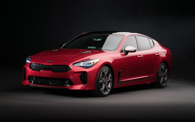 Kia Stinger GT 2018. Desktop wallpaper