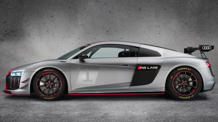 Audi R8 LMS GT4 2017. Desktop wallpaper