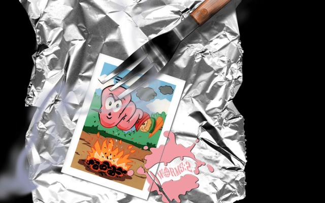 Worms 2. Desktop wallpaper