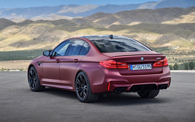 BMW M5 2018. Desktop wallpaper