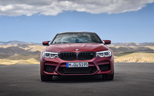 BMW M5 2018. Desktop wallpaper
