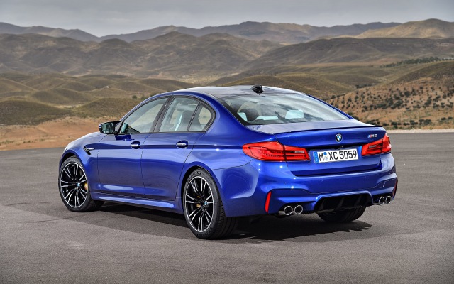BMW M5 2018. Desktop wallpaper