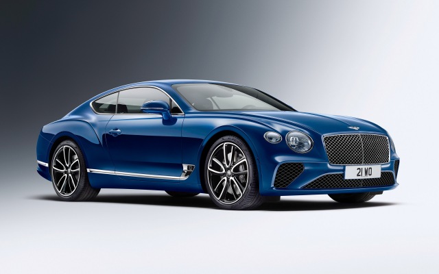 Bentley Continental GT 2018. Desktop wallpaper