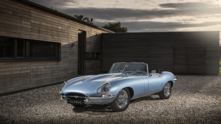 Jaguar E-TYPE Zero Concept 2017. Desktop wallpaper
