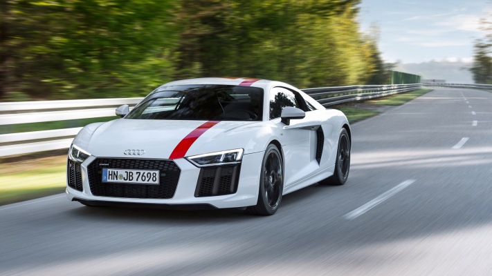 Audi R8 V10 RWS 2018. Desktop wallpaper