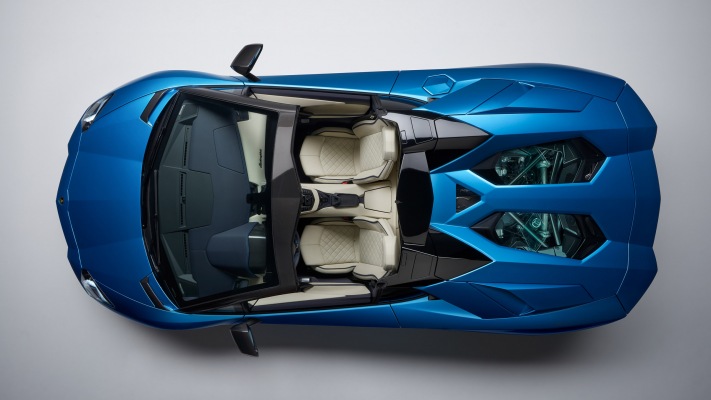 Lamborghini Aventador S Roadster 2018. Desktop wallpaper