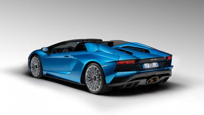 Lamborghini Aventador S Roadster 2018. Desktop wallpaper