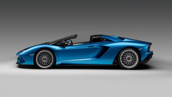 Lamborghini Aventador S Roadster 2018. Desktop wallpaper
