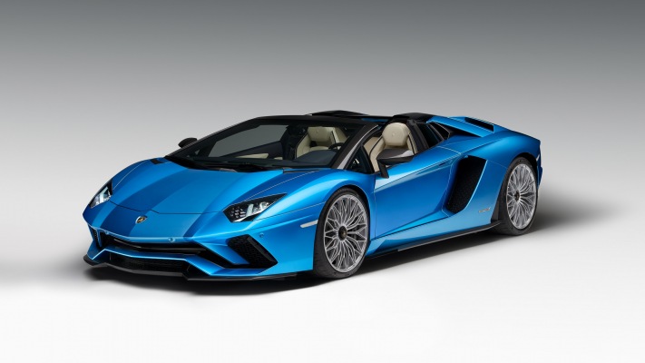 Lamborghini Aventador S Roadster 2018. Desktop wallpaper