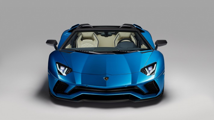 Lamborghini Aventador S Roadster 2018. Desktop wallpaper