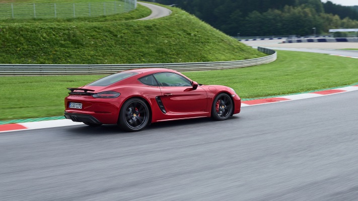 Porsche 718 Cayman GTS 2018. Desktop wallpaper