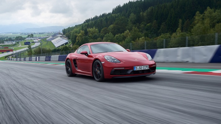 Porsche 718 Cayman GTS 2018. Desktop wallpaper