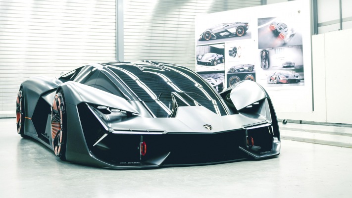 Lamborghini Terzo Millennio Concept 2017. Desktop wallpaper