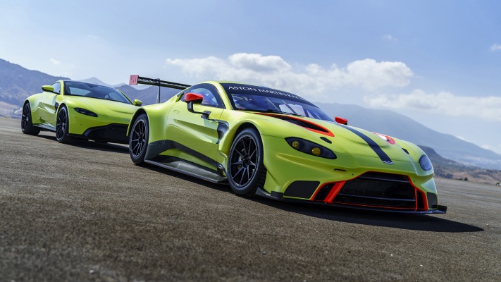 Aston Martin Vantage GTE 2018. Desktop wallpaper