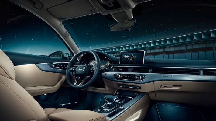 Audi A4 allroad quattro 2018. Desktop wallpaper