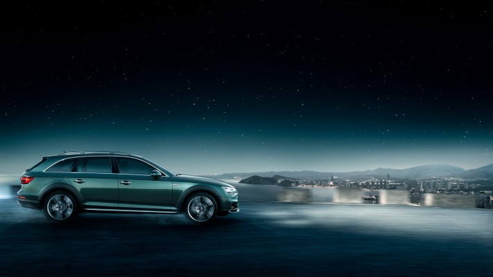 Audi A4 allroad quattro 2018. Desktop wallpaper