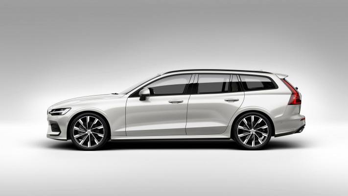 Volvo V60 2018. Desktop wallpaper