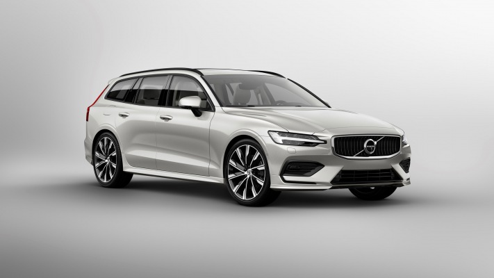Volvo V60 2018. Desktop wallpaper