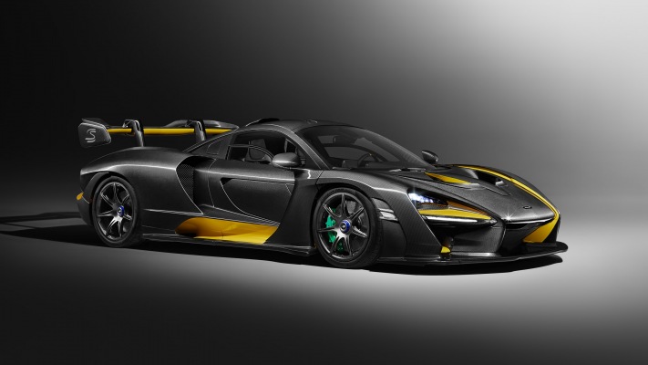 McLaren Senna Carbon Edition 2018. Desktop wallpaper